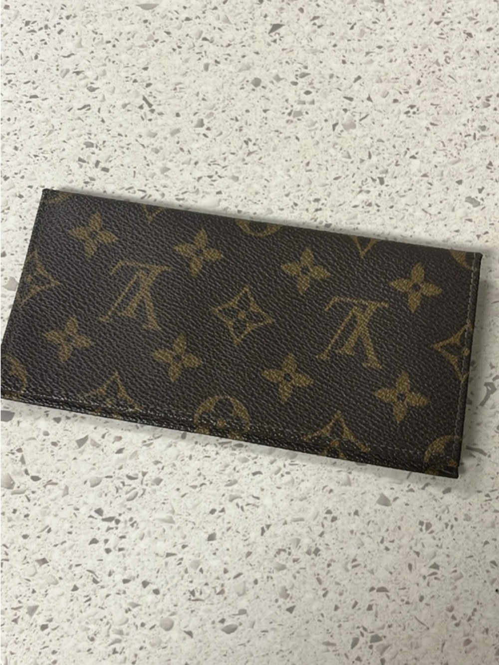 Louis Vuitton Monogram Long Wallet - Dark Brown & Light Brown